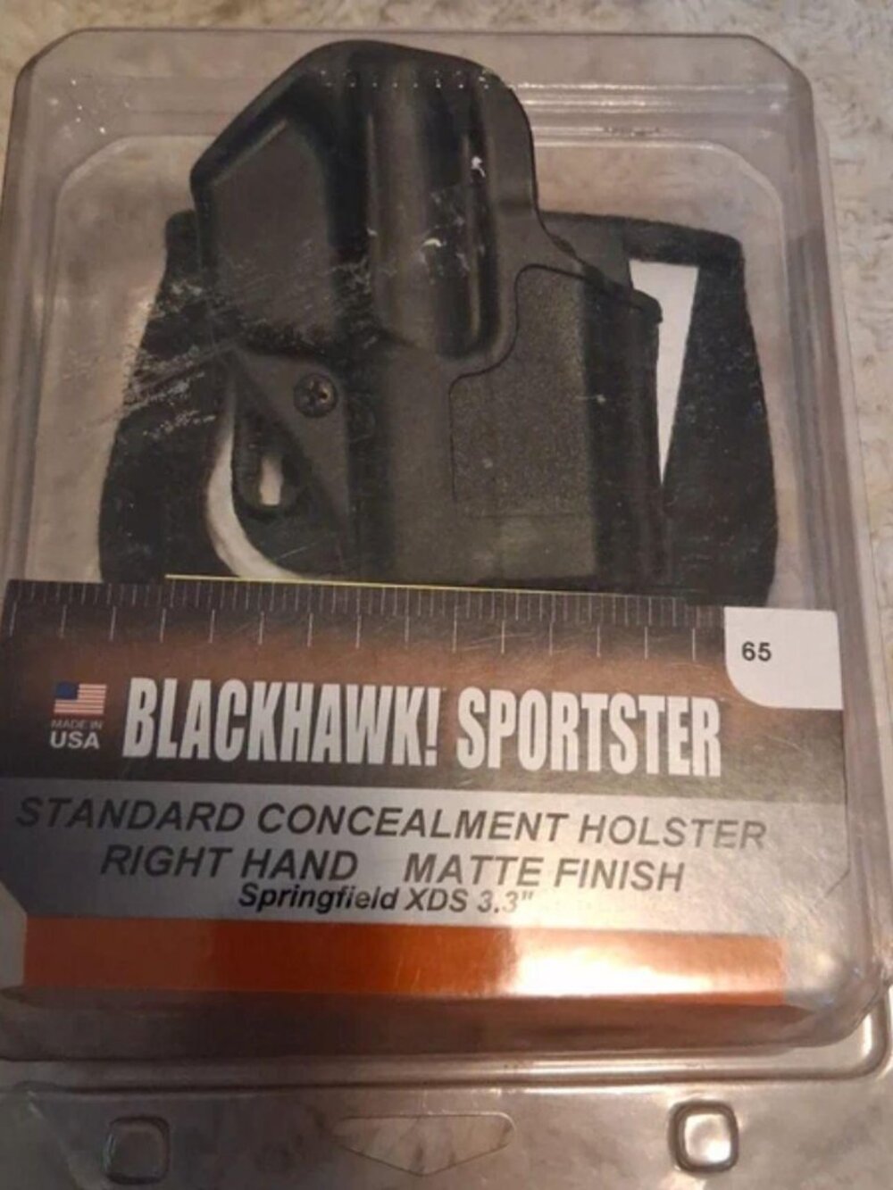 BLACKHAWK! SPORTSTER Standard Concealment Holster Springfield XDS 3.3"